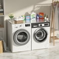 thumbnail image 3 of VEIKOUS Washer Dryer Countertop, Stainless Steel Washer Topper for Laundry Room Organization, 27.5" W x 54" L x 1.6" H, Silver-Toned, 3 of 14