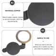 thumbnail image 4 of Peephole Cover Copper Door Peephole Cover Decorative Home Office Hotel Rust-Resistant Wear-Resistant 2Pcs, 4 of 4