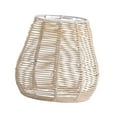 thumbnail image 5 of Fzaqwen Ceiling Fan Light Cover, Retro Rattan Woven Chandelier Light Cover, Woven Rattan Style B, 5 of 9