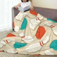 thumbnail image 6 of Pofeuu Vintage Bowling Print Ultra-Soft Micro Fleece Blanket,for Bed Or Sofa,All Season Throw Blankets Flannel Blanket-50"x40", 6 of 7
