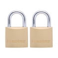 thumbnail image 1 of Candado de Latón Master Lock 30 mm Ancho Dorado 2 Piezas, 1 of 2