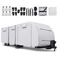 thumbnail image 1 of Unique Bargains RV Cover Windproof Anti-UV Camper Cover All Season Protection Silver Tone, 1 of 7
