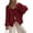 Wine Red, variant on PRETTYGARDEN Women's Tie Front Bow Cardigan Sweaters Chunky Knit Long Puff Sleeve Trendy Fall Winter Jacket Coats