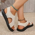 thumbnail image 6 of Aueoeo Womens Walking Sandals with Comfortable Open Toe Summer Outdoor Hiking Mesh Adjustable Strap Platformed Shoes, 6 of 9