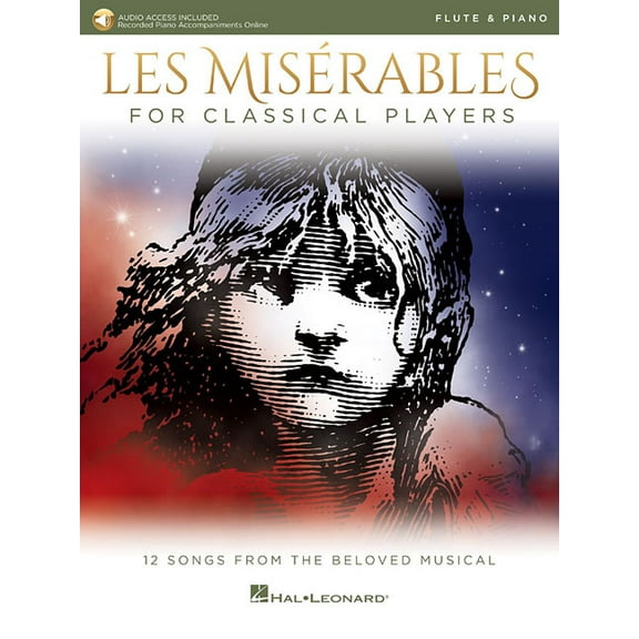 Les Miserables for Classical Players: Flute and Piano with Online Accompaniments, (Paperback)
