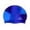 Blue/Blue, variant on Water Gear Jazz Silicone Swim Cap - BLUE/JADE