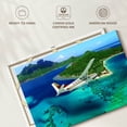 thumbnail image 6 of Elephant Stock Travel Aircraft Wall Art - Horizontal Canvas Wall Art - Living Room Wall Decor - Transportation Canvas - Green And Turquoise Decor - 36" x 24", 6 of 8