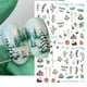 thumbnail image 2 of Diseño de Arte de uñas nevadas de invierno, pegatina 3D de árbol de las maravillas de alce de nieve blanca, decoración de uñas, accesorio de calcomanía de oso de pingüino lindo SAF816, 2 of 4