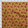 thumbnail image 3 of oneOone Organic Cotton Poplin Twill Fabric Leaves & Floral Artistic Sashiko Print Sewing Fabric BTY 42 Inch Wide, 3 of 4
