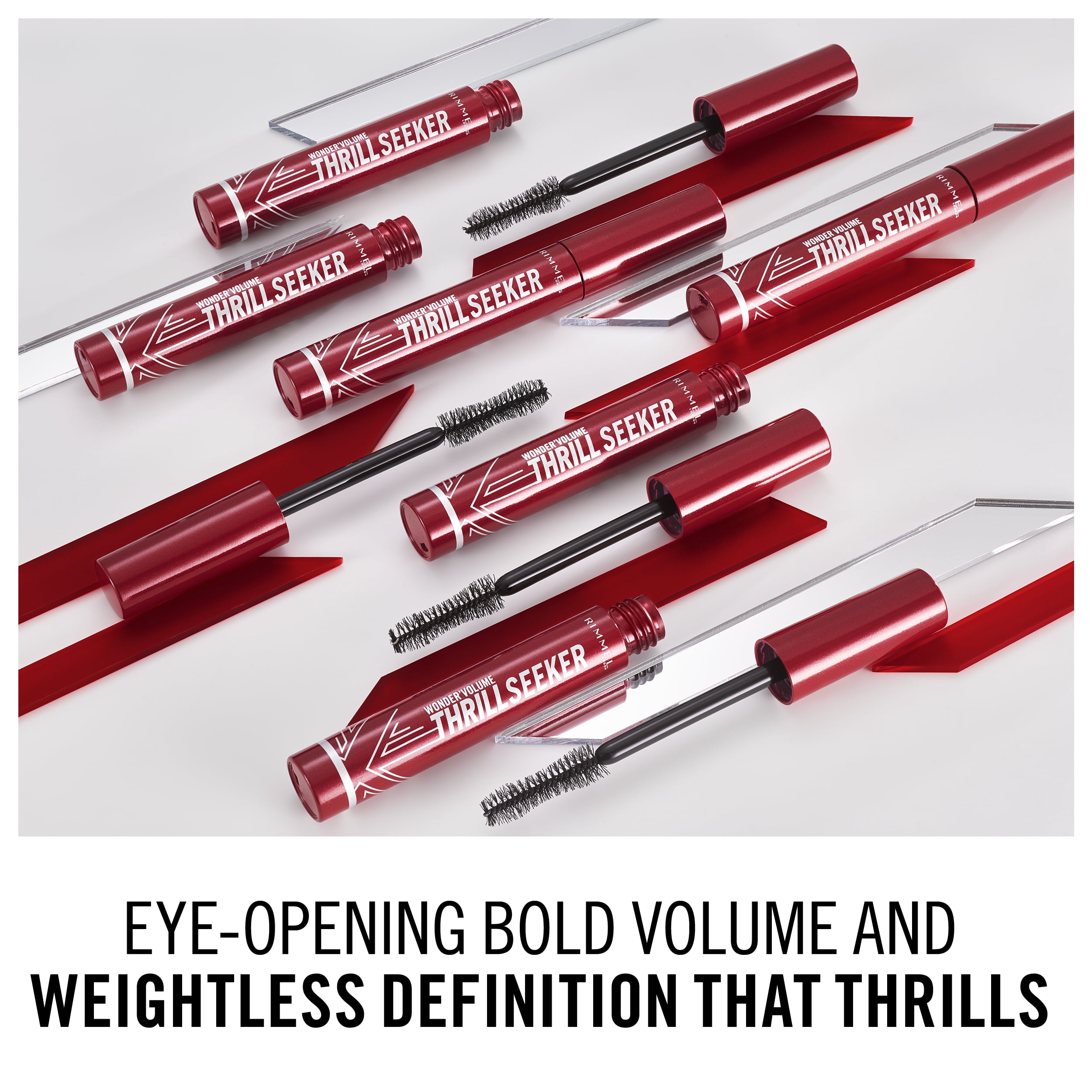 RIMMEL Wonder' Thrill Seeker Mascara, Extreme Black 001, 0.3 fl oz