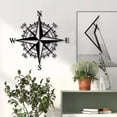 thumbnail image 6 of IPEWLEX Vintage Nautical Compass Wall Decor, Retro Openwork Metal Hanging with Maritime Design for Coastal, Industrial, Rustic and Modern Home Decor, Living Room, Entryway and Study, 6 of 7