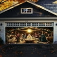 thumbnail image 2 of Christmas Garage Door Cover Decoration With Fluorescent Design For Holiday Party Use 1 Pack, 2 of 6