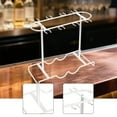 thumbnail image 6 of Countertop Wine Glass Holder Goblets Storage Rack Stemware Hanger Sturdy Iron Construction for Kitchen Bar Dining, 6 of 9