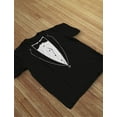 thumbnail image 6 of Tuxedo Shirt for Men – Classic Printed Suit & Bow Tie Tuxedo T-Shirt, Perfect for Halloween, Weddings, Bachelor Parties, and Formal Events, 6 of 6