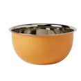 thumbnail image 6 of INFUSE 3-Piece Stainless Steel Mixing Bowls Set, Nesting Metal Prep Bowls for Kitchen, Orange Yellow Aqua, 6 of 8