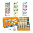 thumbnail image 2 of MKHSQHDG Today's Deals 30 Read and Rhyme Flip Books Word Families Flash Cards Vocabulary Flash Cards Educational Reading Games, 2 of 2