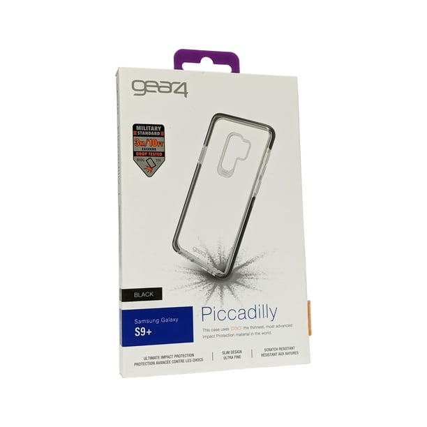 Gear4 D30 Piccadilly Case for Samsung Galaxy S9 Plus Black Clear