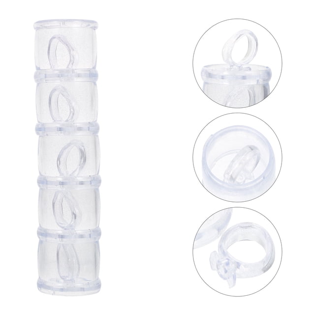 Hytrove 5Ud Bamboo Stand Transparente Para De Ideal Para Casa Y Entrenamiento De