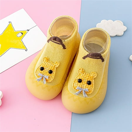 

Ã£ÂÂYilirongyummÃ£ÂÂ Baby Shoes Boys Girls Animal Cartoon Socks Shoes Toddler Warmthe Floor Socks Non Slip Prewalker Shoes
