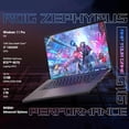 thumbnail image 2 of ASUS ROG Zephyrus G16 Gaming Laptop,16" FHD+ IPS 165Hz,Intel Core i7-13620H, GeForce RTX 4070,16GB RAM,2TB SSD,Wi-Fi 6,Windows 11 Pro,Backlit KB,Eclipse Gray, 2 of 6