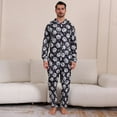thumbnail image 3 of Hotiary Family Matching Halloween Onesie Pajamas, Funny Vacation Pumpkin Print One Piece Pjs, Hooded Holiday Jammies Sleepwear Nightwear Loungewear for 3M-2XL, 3 of 8