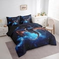 thumbnail image 3 of Castle Fairy Magical Dragon Boy Twin Bedding Sets 7-Piece,Universe Galaxy Bedding Comforter Set Microfiber,Starry Sky Breathable Sheet Sets,Ultra Soft Home Decor,Reversible, 3 of 8