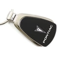 thumbnail image 2 of Pontiac Black Tear Drop Key Chain, 2 of 2
