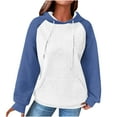 thumbnail image 2 of FDGIU Women's 2025 Oversized Hoodie Dress - Long Sleeve Tunic Sweatshirt with Pockets, Soft Fleece Fall Winter Clothes, 2 of 5