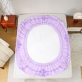 thumbnail image 5 of Feelyou Retro Purple Bow Kid Bed Sheets, Bohemian Flower King Sheets, 4-Piece, 5 of 7