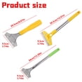 thumbnail image 4 of Glass Tile Adhesive Remover Shovel, Wide Blade Razor Scraper with Extended Handle, Long Window Cleaning Scraper for Glass Tile and Floor Surfaces, Shower Scraper and Wallpaper Removing Tool (1PC), 4 of 5