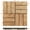 Natural Wood, variant on Topeakmart 27pcs Wooden Floor Tiles Patio Pavers Composite Decking for Outdoor & Indoor Patio Garden Deck Poolside 12''x 12'', Brown