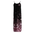 thumbnail image 4 of PNTUTB Women's Summer Fashion Printed Sleeveless Backless Casual Loose Comfortable Spaghetti Strap Maxi Dress, 4 of 6