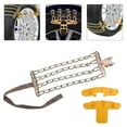 thumbnail image 6 of FESTFENDS Traction Chains for Tires Manganese Steel Automatic Tightener Design 1Pack, 6 of 8
