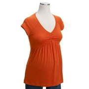 Maternity V-Neck Empire-Waist Tee