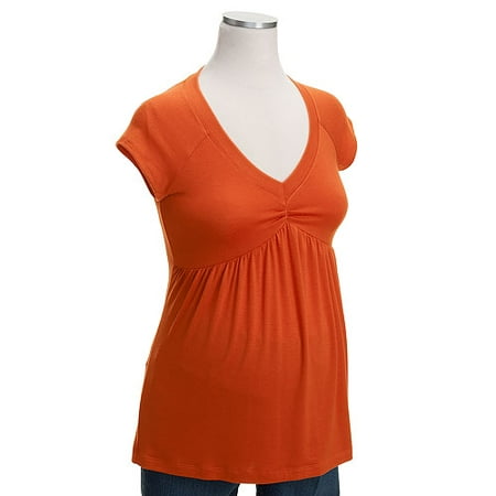 Maternity V-Neck Empire-Waist Tee
