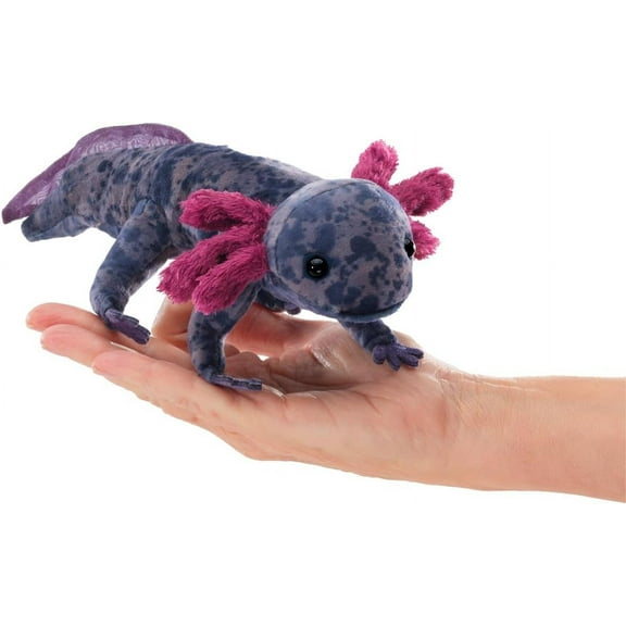 Folkmanis Puppets Black Axolotl Finger Puppet