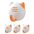 thumbnail image 3 of 4 ganchos decorativos para toallas de baño, llaveros multiusos, para batas Naranja, 3 of 7