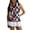 Blue, variant on Women's Halloween Golf Shirt Sleeveless Collared Zip Up Tank Tops, Halloween Pumpkin Print Athletic Shirts for Themed Rounds Dark Green 2XL