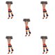 thumbnail image 3 of Guardurnaity 1 par de calcetines a rayas hasta la rodilla, medias para disfraz de fiesta, arcoíris Type2 NO2, 3 of 6