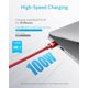 thumbnail image 2 of Cable USB C a USB C Anker 333, carga rápida de 6 pies y 100 W, paquete de 2, 2 of 7