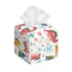 thumbnail image 1 of Balery Dinosaur Porta Pañuelos de Cuero con Estampado – Funda Moderna Cuadrada para Caja de Pañuelos, Dispensador 5x5x5'', 1 of 7