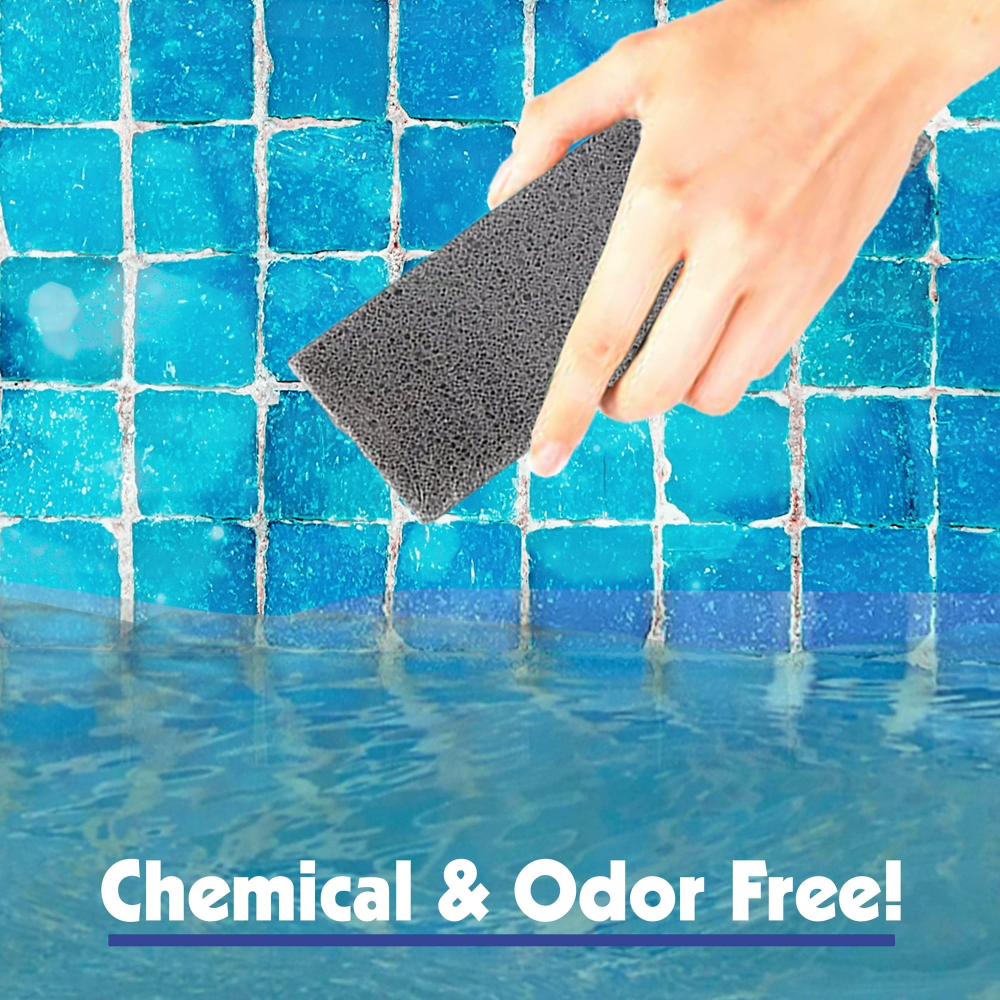 (4 pack) Pumie Pool Blok Tile & Concrete Cleaner Bar, Swimming Pool Stain Remover, 1 Count