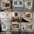 thumbnail image 4 of GODCHAR 24" x 36" UL Certified LED Bathroom Mirror Anti-Fog Tempered Glass, 4 of 14