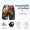 thumbnail image 5 of Lsque Mens Swim Trunks Elegant Floral Vase Painting Pattern - Bathing Suit Compression Liner - Beach Swim Shorts Swimwear - (S-3XL) - Stretch Quick Dry -XX-Large, 5 of 9