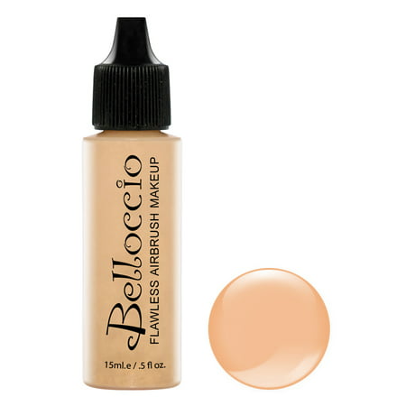 New Belloccio Pro Airbrush Makeup BEIGE SHADE FOUNDATION Flawless Face