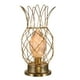 thumbnail image 3 of Luz De Escritorio Led De Piña Funciona Con Pilas Durable Acero Inoxidable Dorado Impermeable Interesante Decoración Del Hogar Dormitorio Lámpara De Mesita De Noche Luz De Piña Blanca Cálida Inevent HA014461-00, 3 of 6