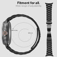 thumbnail image 4 of Correa de reloj SPGUARD de metal y acero inoxidable para Galaxy Watch 8, 4 of 9