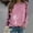 #3-Pink, variant on Azrian Sweatshirts for Womens Clearance,Plus Size Casual Pullover Hoodies Women's Long Sleeves Casual Shirts Printed Round-Neck Sweatshirt Pullover Loose Tunic Tops Winter 2023 on Sale