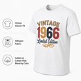 thumbnail image 5 of Vintage 1966 Limited Edition Graphic T-Shirt, Unisex Classic Fit Cotton Tee, 5 of 9