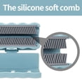 thumbnail image 4 of Billuyoard Colector de pelo de pared de ducha sin perforaciones para Hotel y gimnasio en casa, herramienta de captura de pelo reutilizable, Juegos de accesorios de baño Gris, 4 of 6
